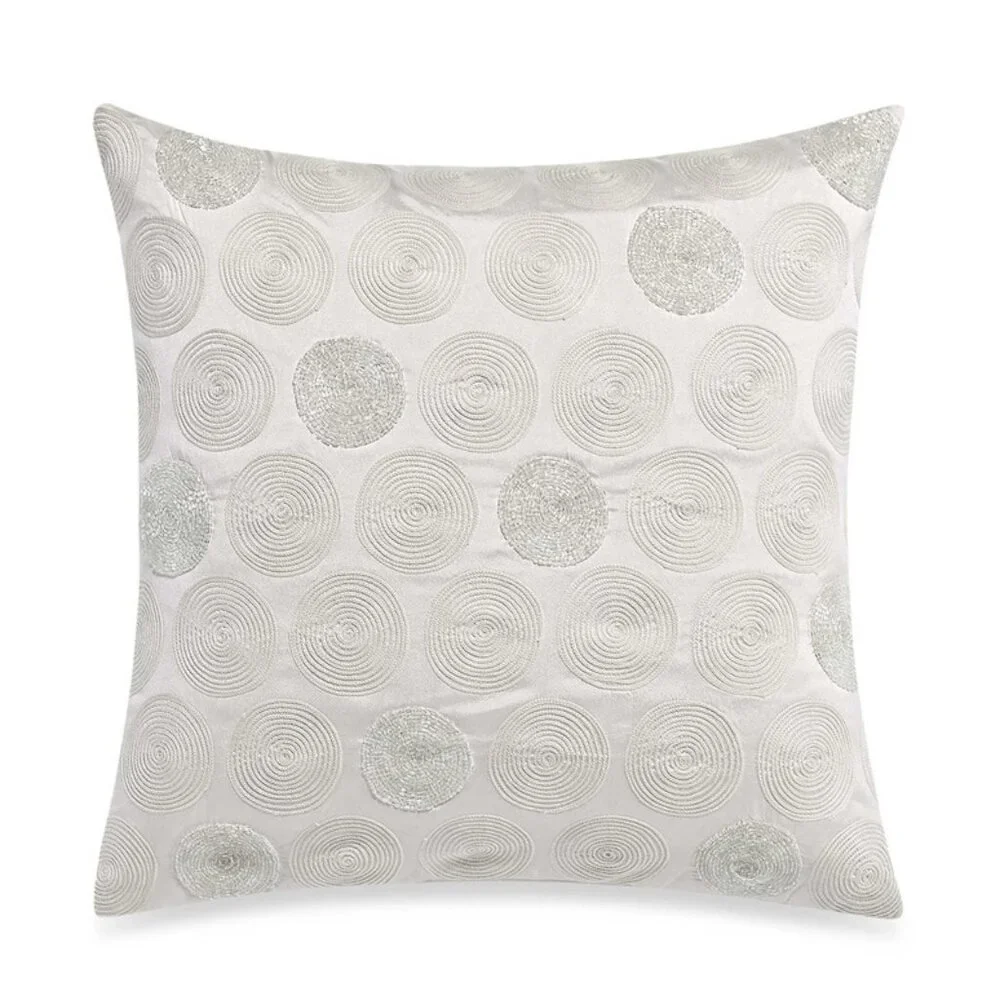 NWOT Barbara Barry Modern Dot Beads Square Throw Pillow